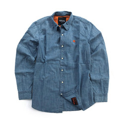 Bear Premium Denim Shirt Lichtblauw