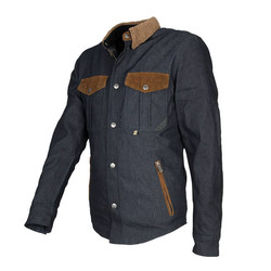 Jean veste western - bleu