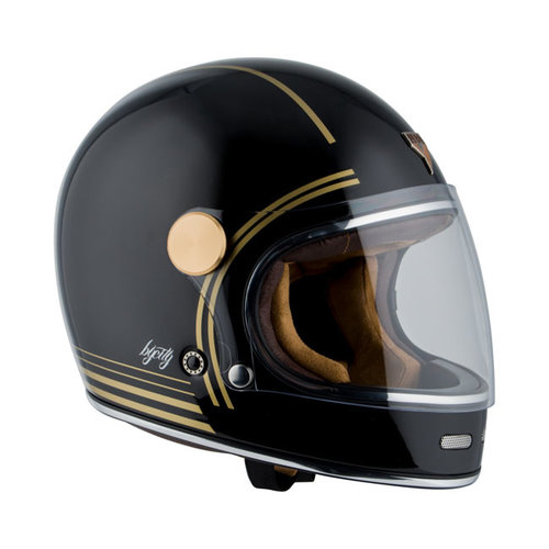 By City Casque Roadster Gold Noir - Noir