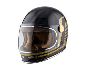 Roadster Carbon helmet - blue - CafeRacerWebshop.com