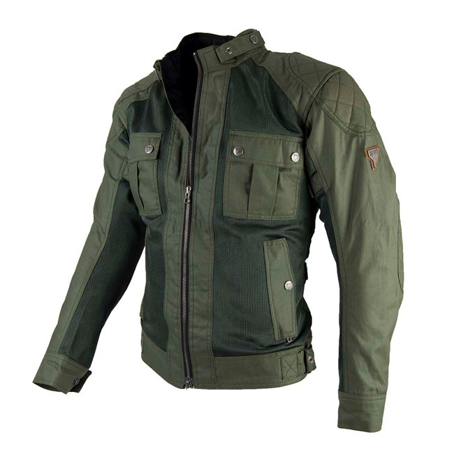 Teneree II Venty jacket - green - CafeRacerWebshop.com