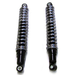 Schokdemperset 12.9 Inch Zwart/Chroom (Triumph Etc)