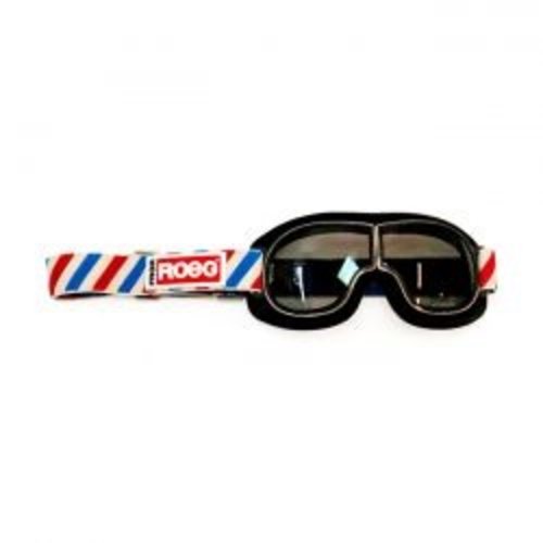 Roeg JETTSON HELIX GOGGLE BLACK AND STRIPED STRAP