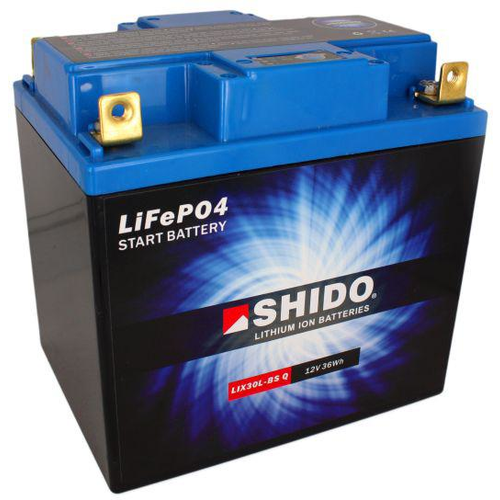 Shido LIX30L-BS Lithium-Ionen-Akku mit 4 Anschlüssen