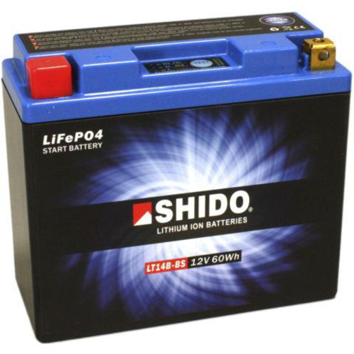 Shido LT14B-BS Lithium Ion Accu