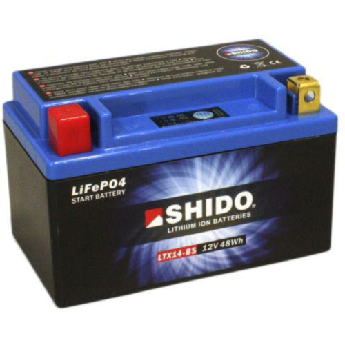 Batterie moto lithium 12v Ion SHIDO LTX14-BS Sans Entretien