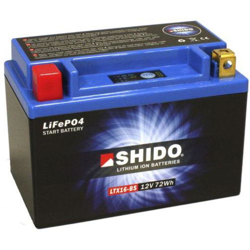 Shido Batterie au lithium-ion LTX16-BS