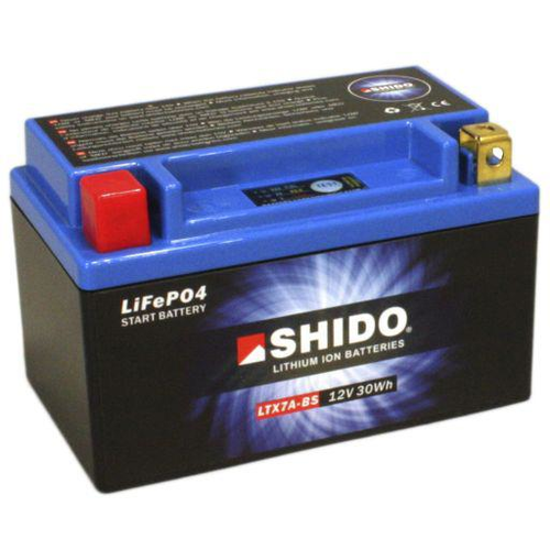 Shido Batterie au lithium-ion LTX7A-BS