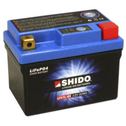 Shido LTX7L-BS Lithium Ion Accu