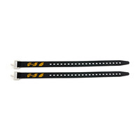 STRAPS ZWART/GEEL