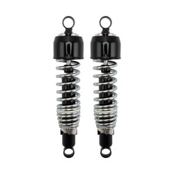 325mm Eye/Eye Shock Absorbers Black/Chrome