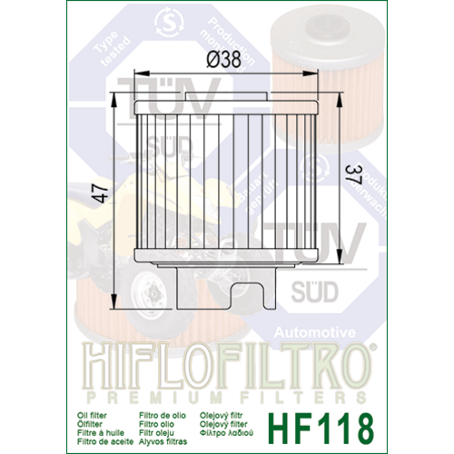 Hiflo Ölfilter HF118