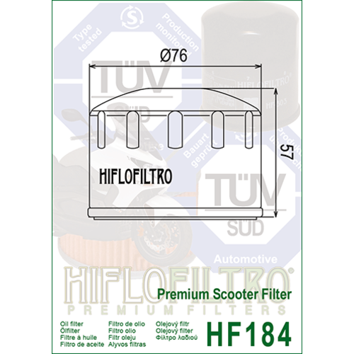 Hiflo Oliefilter HF184