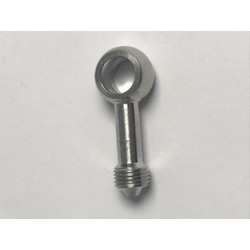 Banjo en acier inoxydable pour conduites de frein noires (taille sélectionnée)