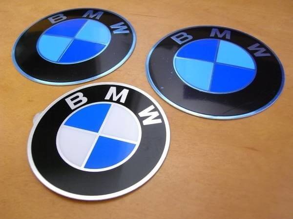 Emblema BMW 70mm con relieve Art. 1611169 Emblema con letras en rel