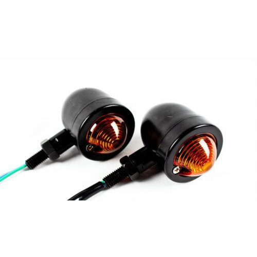 1 Paire De Clignotants À Led Ambre Rétro Pour Moto Avec Grille En Forme De  Balle Pour Feu Indicateur De Direction Pour Kawasaki Bobber Chopper -  Automobile - Temu