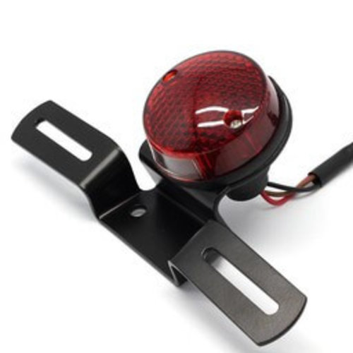 Cafe Tail Light with Plate Holder