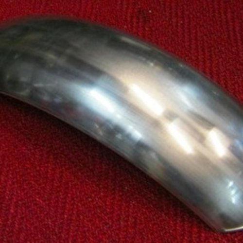 Parafango corto largo 185 mm in alluminio