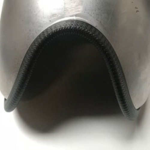 2 Meter Rubber Randbeschermer Zwart 9,5 mm x 1-2 mm