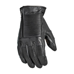 Bronzo Leather Gloves – Black