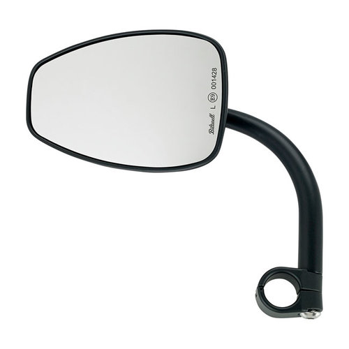 Biltwell Utility Teardrop Mirror Ece Approved 22mm (7/8")-Zwart