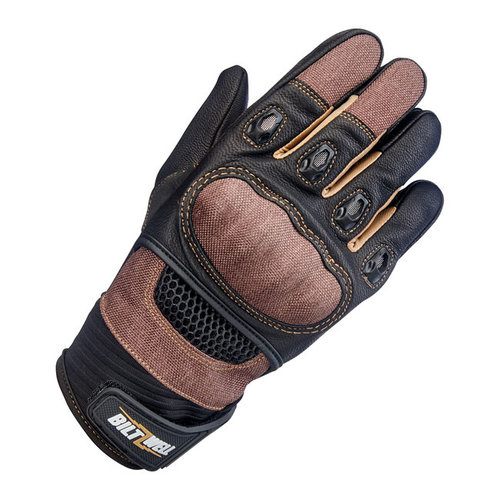 Biltwell Bridgeport Gants - Chocolat/Noir