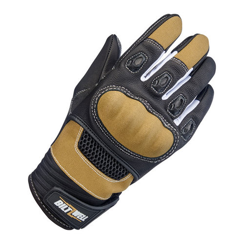 Biltwell Bridgeport Handschuhe - Hellbraune/Schwarz