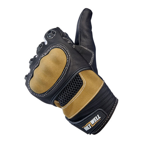 Biltwell Bridgeport Gants - Havane/Noir