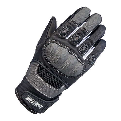 Biltwell Bridgeport Gants - Gris/Noir