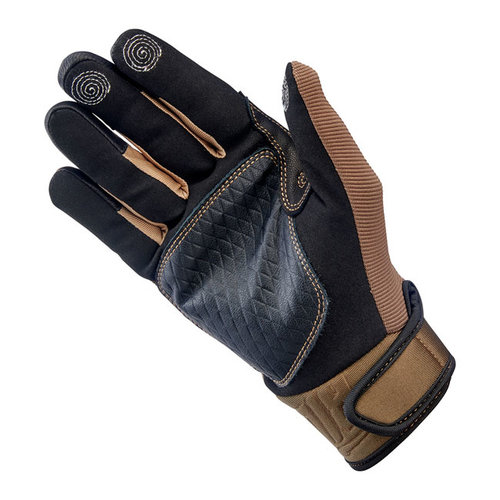 Biltwell Baja Gants - Chocolat/Noir
