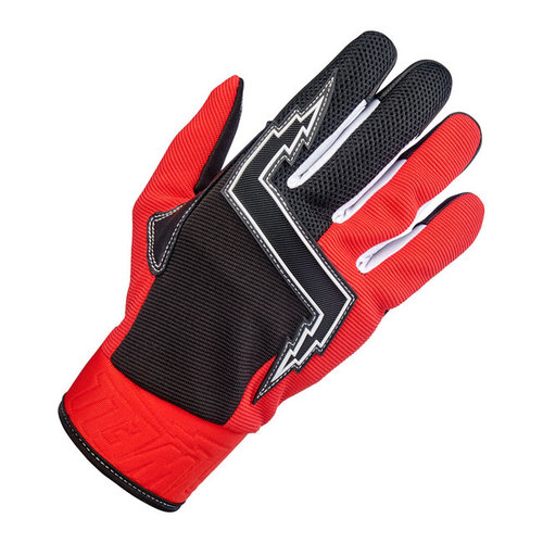 Biltwell Baja Gloves – Red/Black