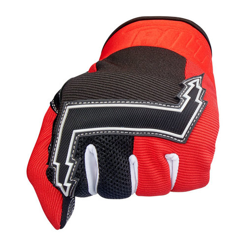 Biltwell Baja Gants - Rouge/Noir