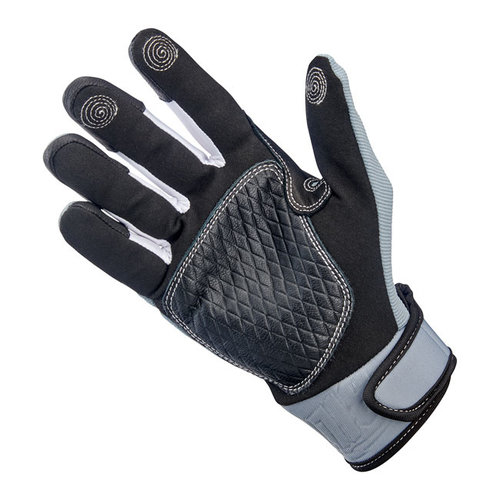 Biltwell Baja Gloves – Gray/Black