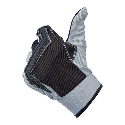 Biltwell Baja Handschuhe - Grau/Schwarz