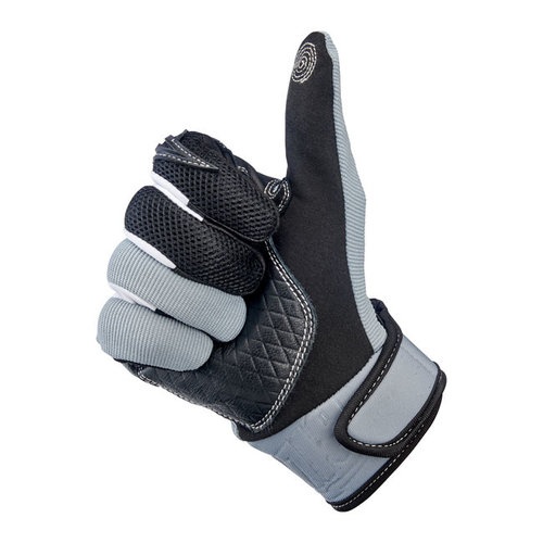 Biltwell Baja Handschuhe - Grau/Schwarz