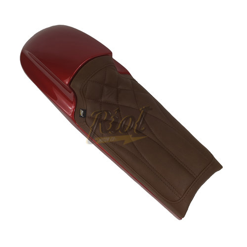 Royal Enfield Interceptor en Continental Cafe Racer Seat Model Neo Origineel subframe (kies stijl)