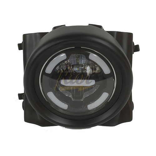 Royal Enfield Interceptor et capot de phare Continental pour compteur de vitesse d'origine