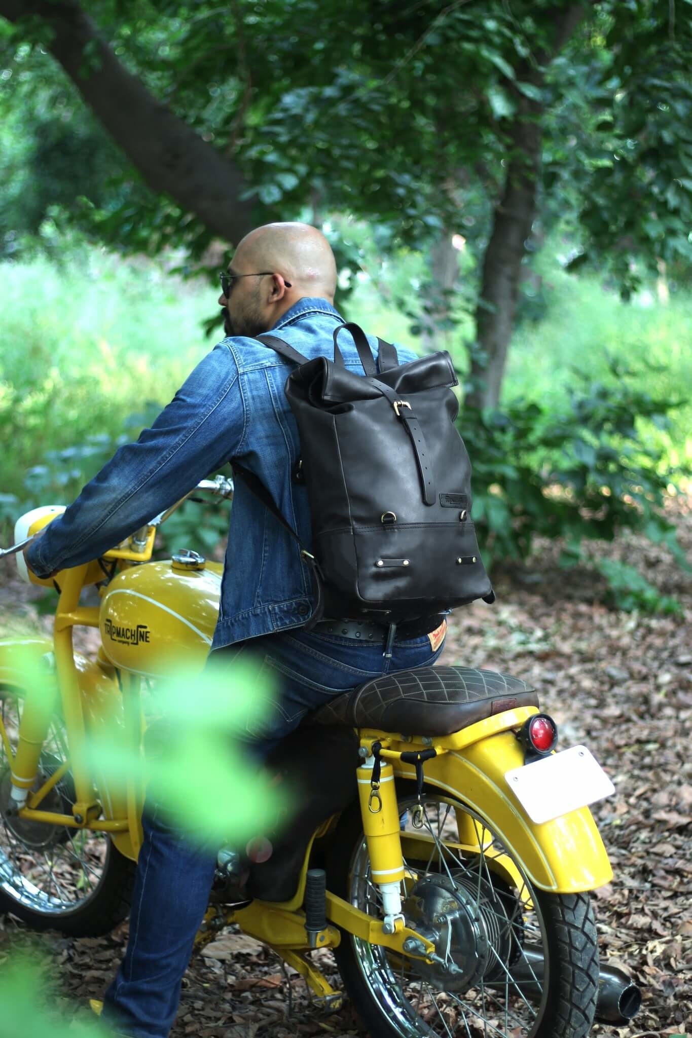 Backpack Pannier Classic Roll Top Black