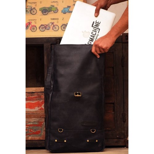 Trip Machine Rucksack - Klassisches Roll-Top Schwarz