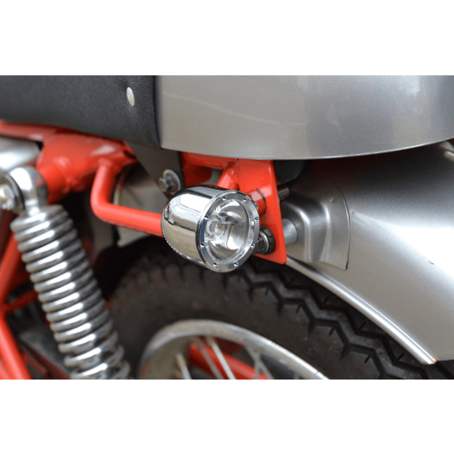 CNC CREE LED / clignotants arrière intégrés - Chrome