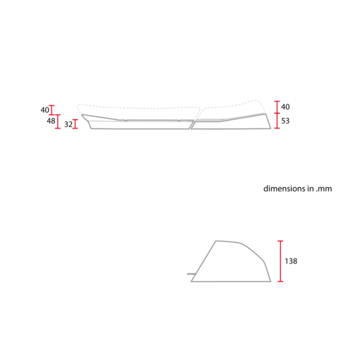 C.Racer Cafe Racer "Multiseat" Tuck 'N Roll Braun