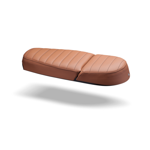C.Racer Cafe Racer "Multiseat" Tuck 'N Roll Brown