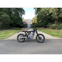 'Bare Metal Scrambler' Honda Dominator