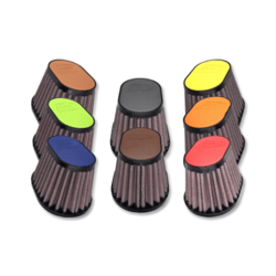 51MM Oval Filter Leather Top (select color)