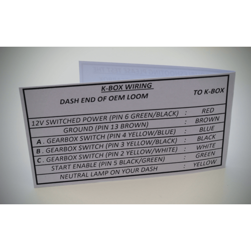 K-Box for BMW K75 K100 K1100 (Neutral Fix)