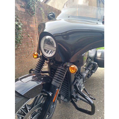 Bobber Style Fork Boots / Gamaschen Typ 11