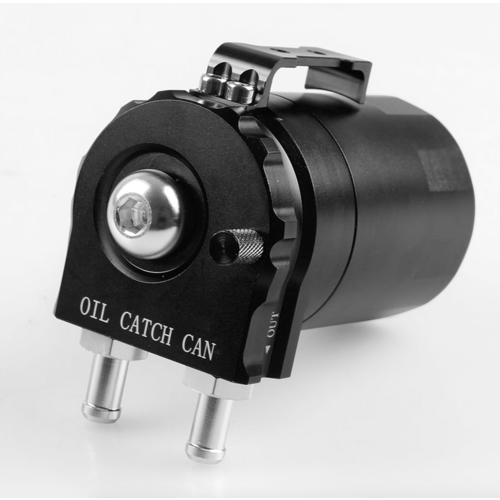 2-Port Aluminium Oil Catch Tank with breather