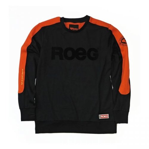 Roeg Randy Pullover Schwarz / Orange