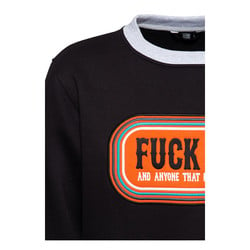 F*ck You Sweatshirt - Schwarz