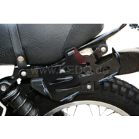 Rack for Spare Jerrycan, Stainless Steel Black Powder Coated, incl. Mounting Material, WITHOUT jerrycan